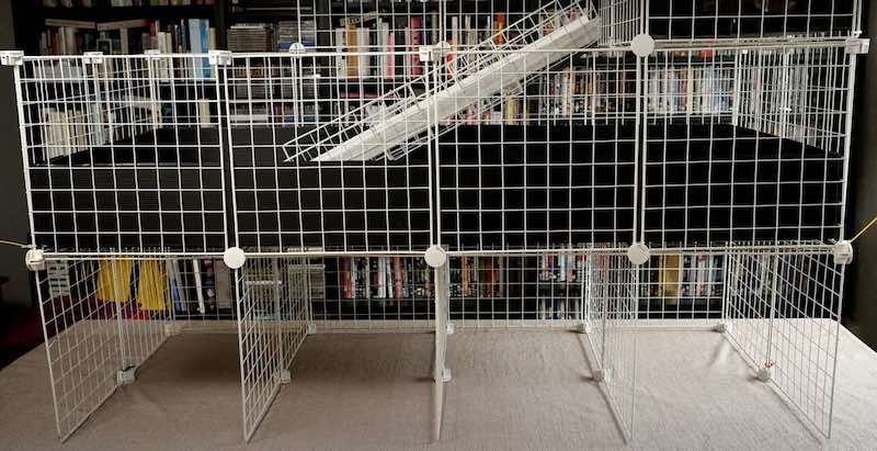 Guinea Pig C And C Cage With Stand and Storage and loft and ramp
