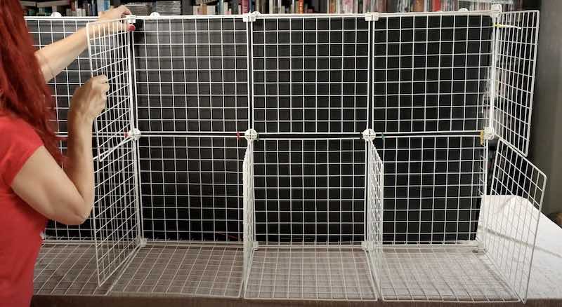 Making C And C Cage Storage Compartments