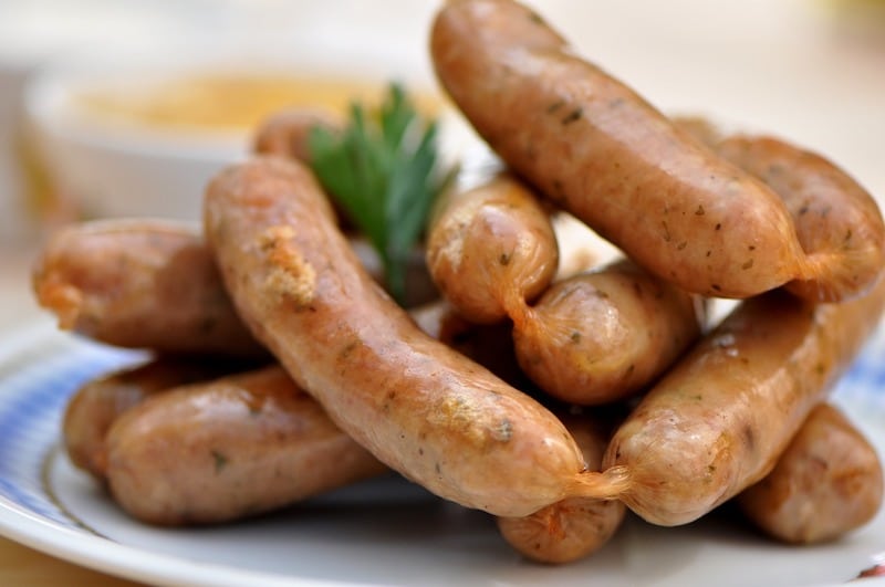 Plate of Sausages